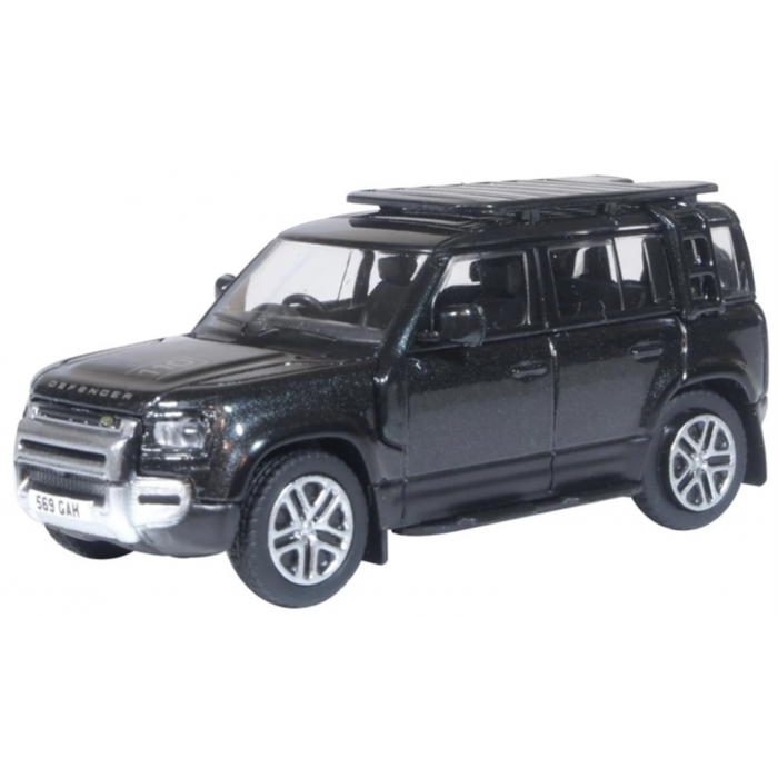 Oxford Diecast 76ND110002 New Defender 110 Explorer Santorini Black
