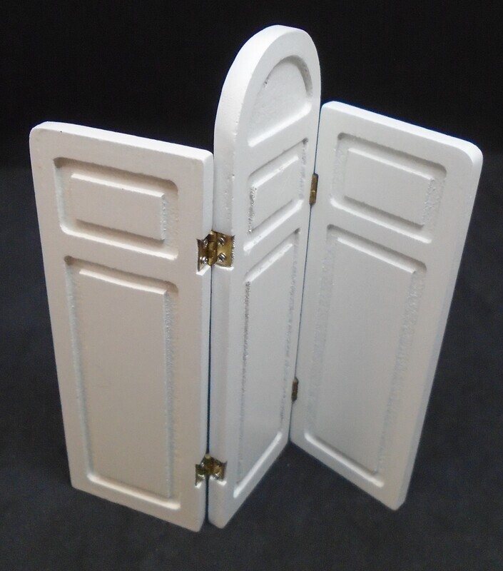 WHITE 3 PANEL ROOM DIVIDER