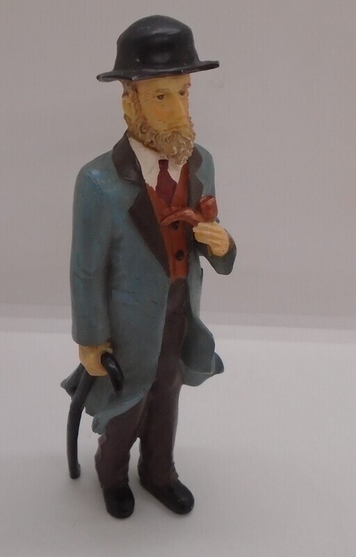 PRE-LOVED MAN WITH PIPE AND WALKING STICK