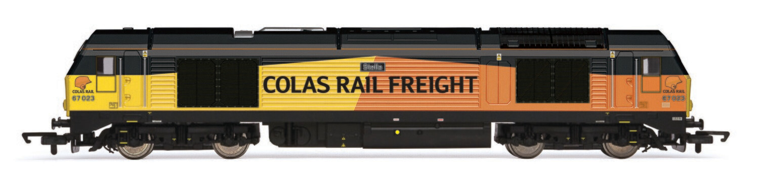 Hornby R30184 RailRoad Plus Colas Rail, Class 67, 'Stella' Co-Co - Era 10