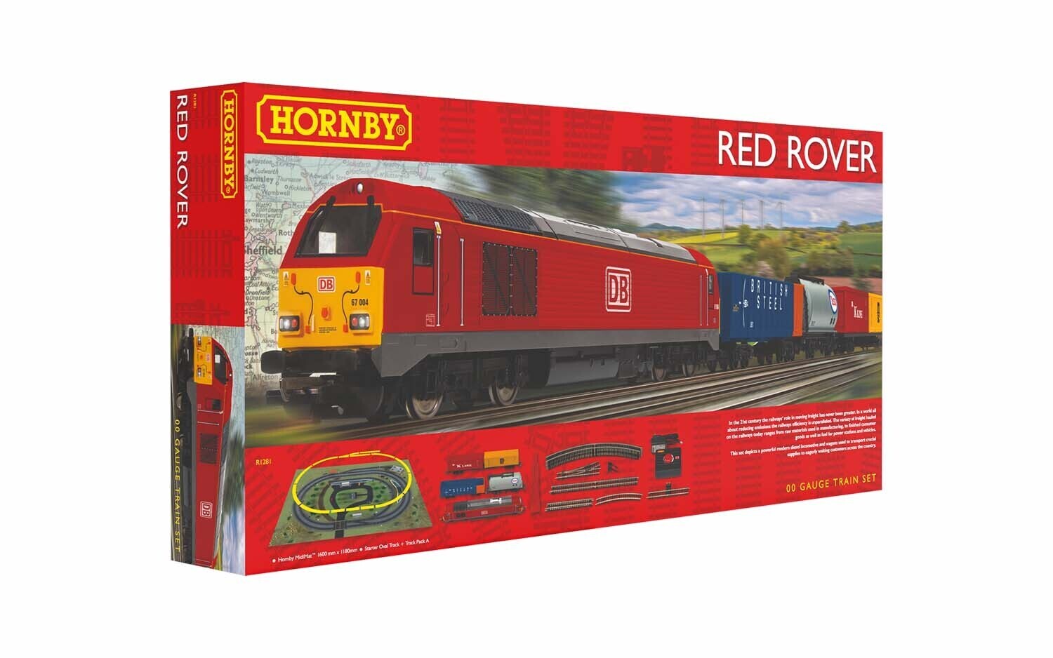 Hornby R1281M Red Rover Train Set