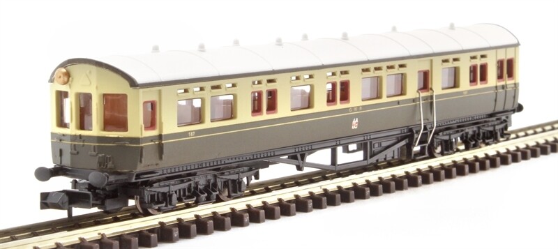 Dapol 2P-004-014 Autocoach GWR Twin Cities Chocolate/Cream 187