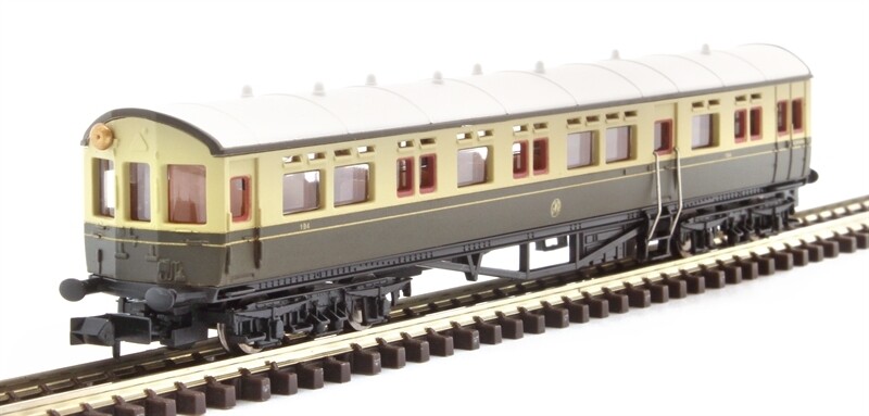 Dapol 2P-004-015 Autocoach GWR Shirtbutton Chocolate/Cream 194