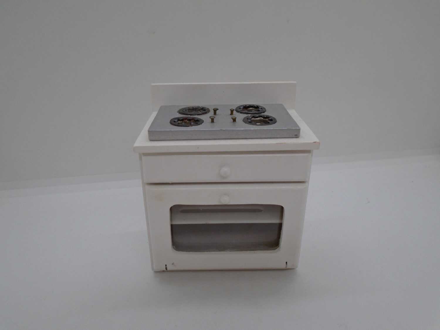 COOKER UNIT IN WHITE BIT OF RUST