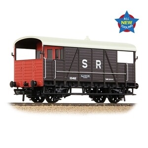 Bachmann 38-916 SE&CR 25T 'Dance Hall' Brake Van SR Brown
