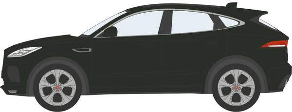 Oxford Diecast 76JEP003 Jaguar E Pace Santorini Black