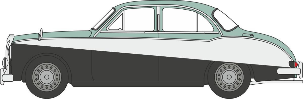 Oxford Diecast 76MGZ009 MGZB Island Green/Black