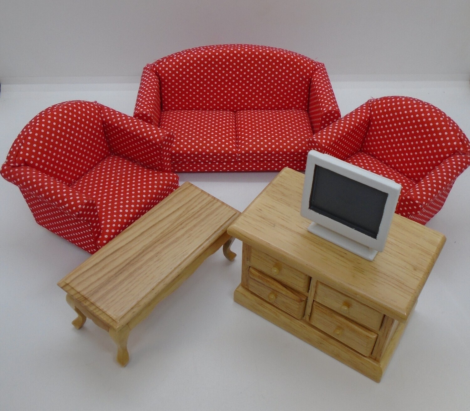 RED SITTING ROOM SET