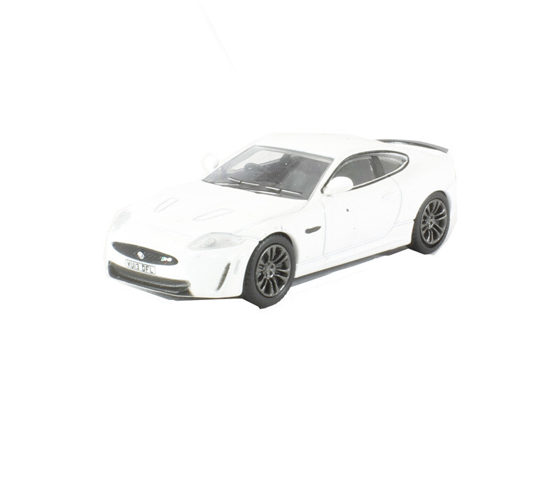 Oxford Diecast 76XKR003 Jaguar XKR-S 2 Door Coupe Polaris White