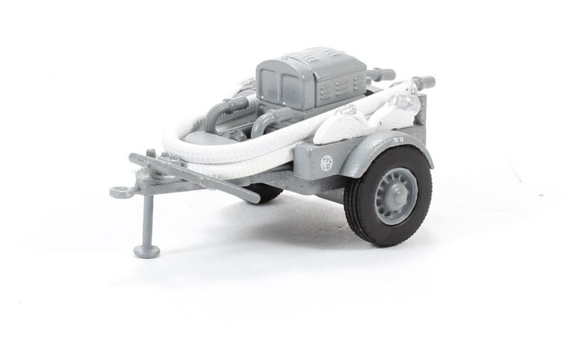 Oxford Diecast 76CCP001 Grey NFS Coventry Climax Pump Trailer