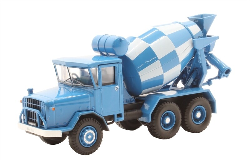 Oxford Diecast 76ACM001 AEC 690 Concrete Mixer Blue