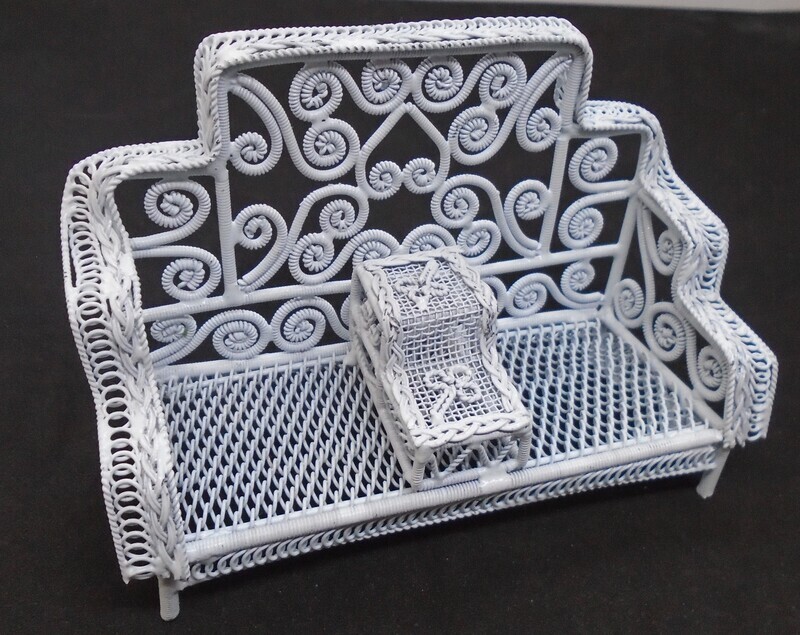 GARDEN/CONSERVATORY DOUBLE SEAT WITH ARM REST