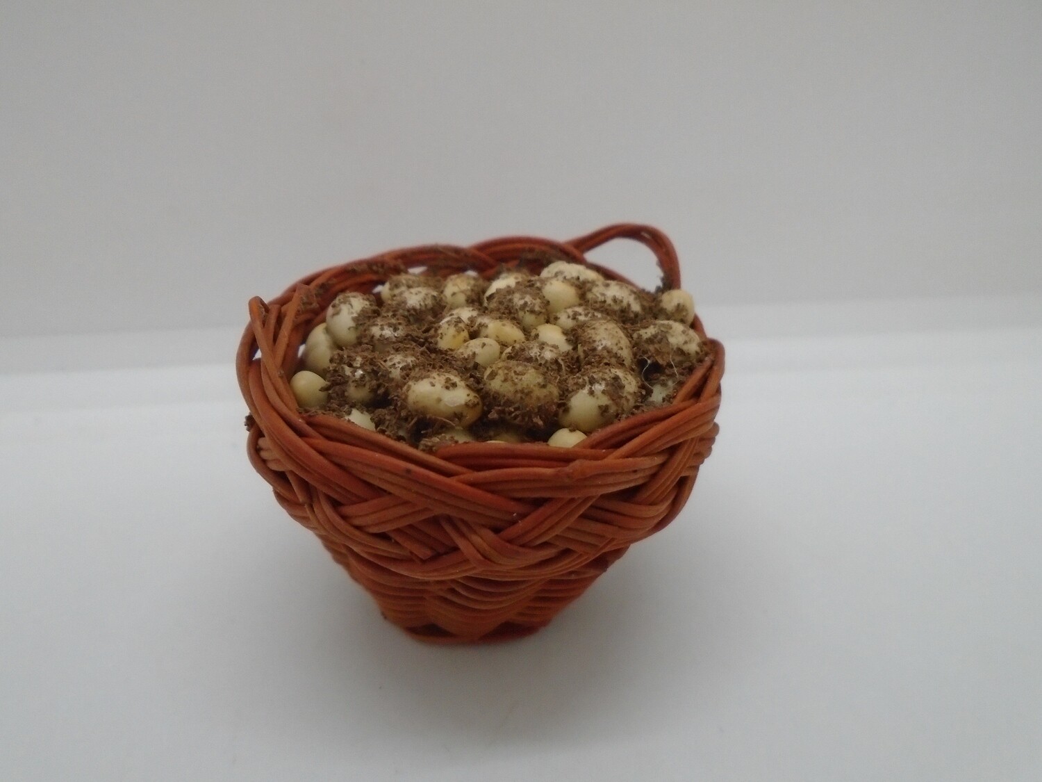 BASKET OF DIRTY POTATOES