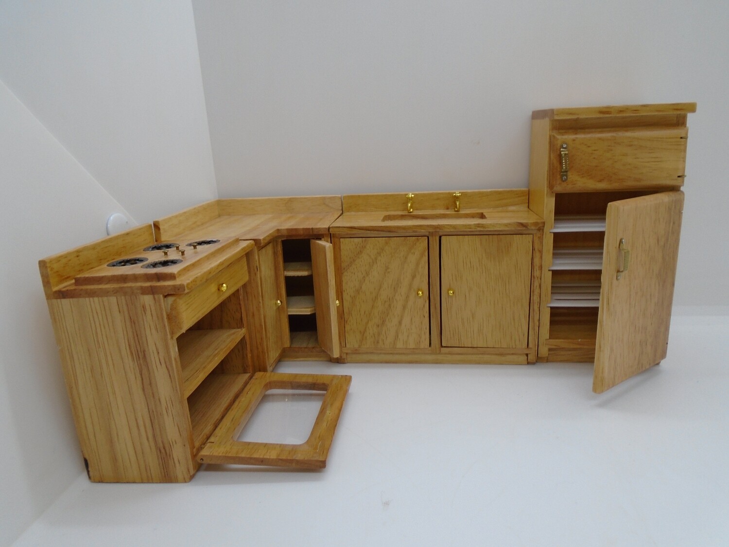 PINE 4PC KITCHEN SET