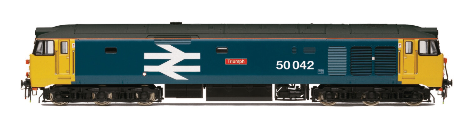 Hornby R30154 BR, Class 50, Co-Co, 50042 'Triumph' - Era 7