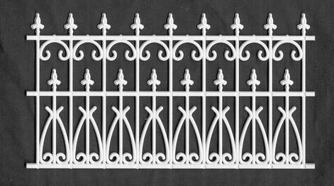 WHITE VICTORIAN RAILING
