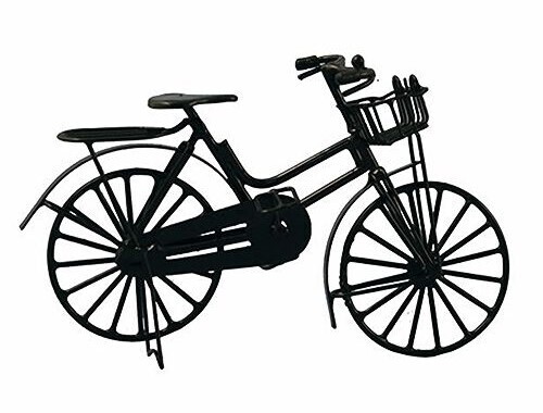BLACK BIKE WITH BASKET