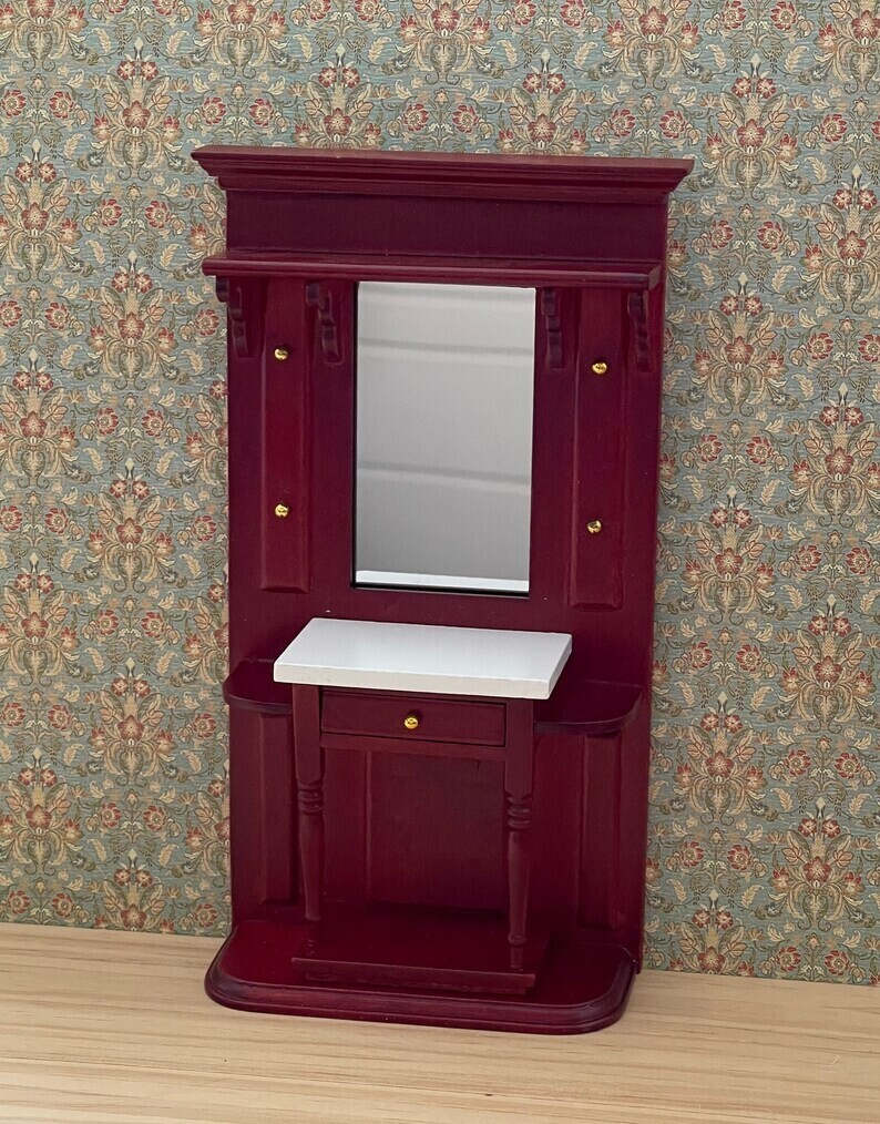 HALL STAND WITH MIRROR