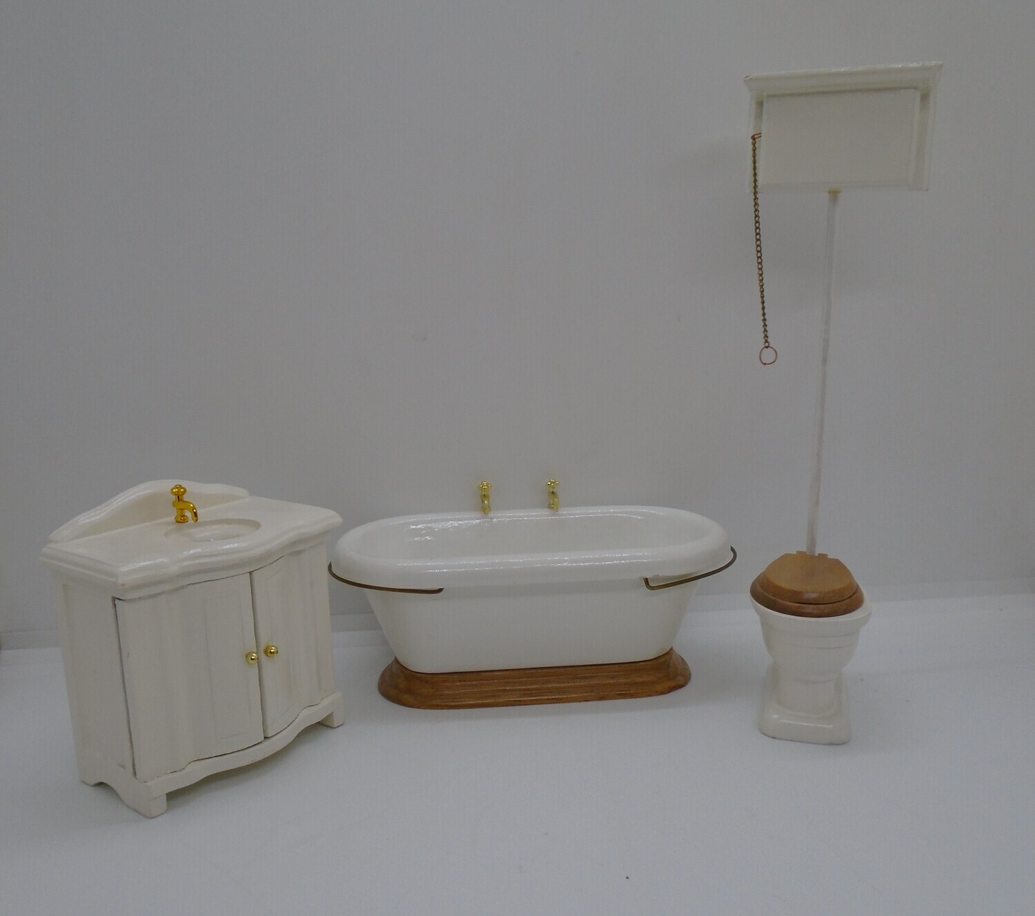 WHITE 3PC BATHROOM SET