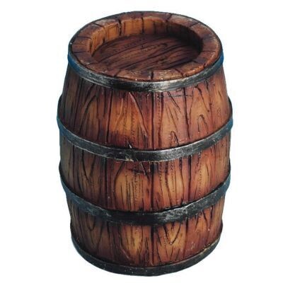 7CM 'WOODEN' BARREL