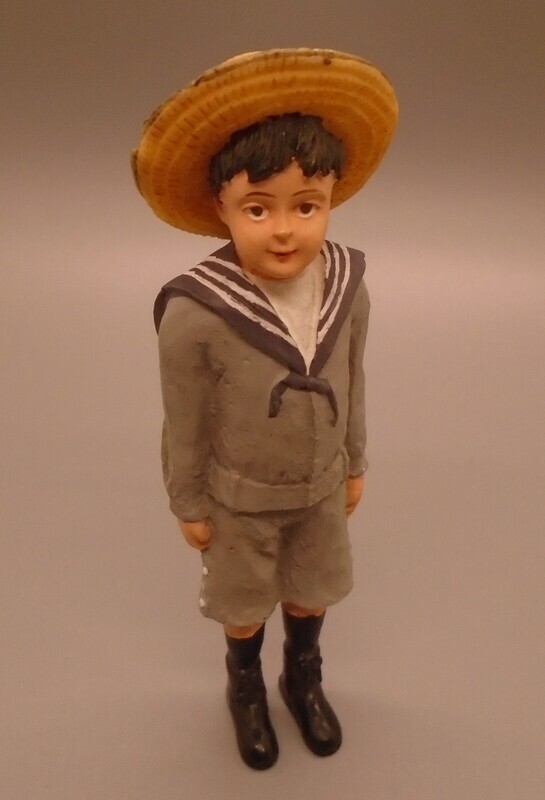 BOY IN GREY SAILOR SUIT