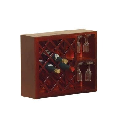 MAHOGANY WINE RACK