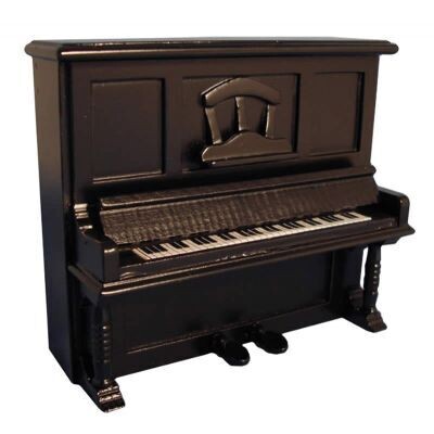 BLACK UPRIGHT PIANO