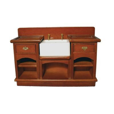 SINK UNIT AND SHELVES