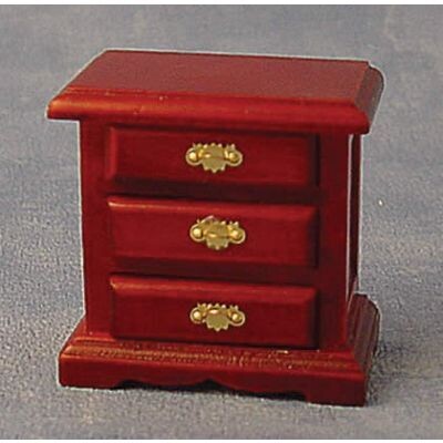 MAHOGANY BEDSIDE DRAWERS
