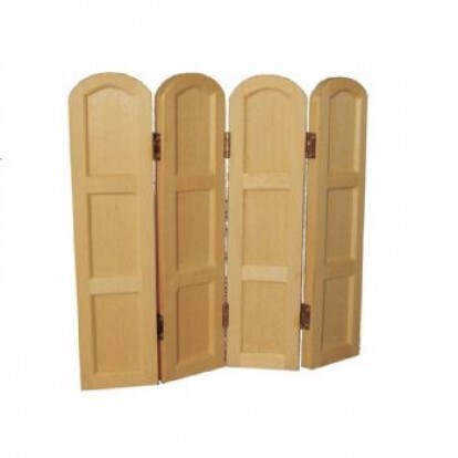 BAREWOOD 4 PANEL ROOM DIVIDER