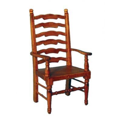 LADDERBACK CARVER OAK