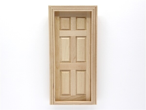 6 Panel Barewood Internal Door