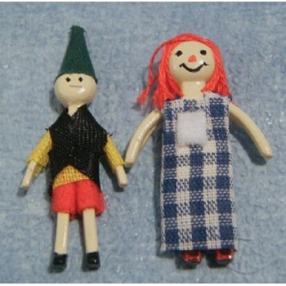 PACK OF 2 RAG DOLLS