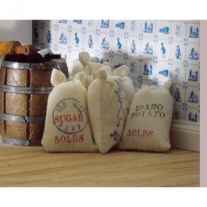 6 SACKS OF FLOUR AND GRAIN