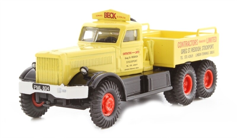 Oxford Diecast 76DT008 Diamond T Ballast Edward Beck