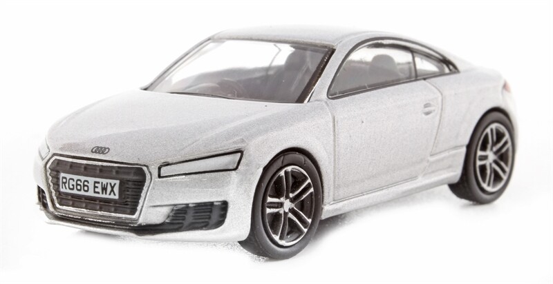 Oxford Diecast 76TT003 Floret Silver Audi TT Coupe