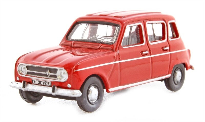 Oxford Diecast 76RN002 Renault 4 Red