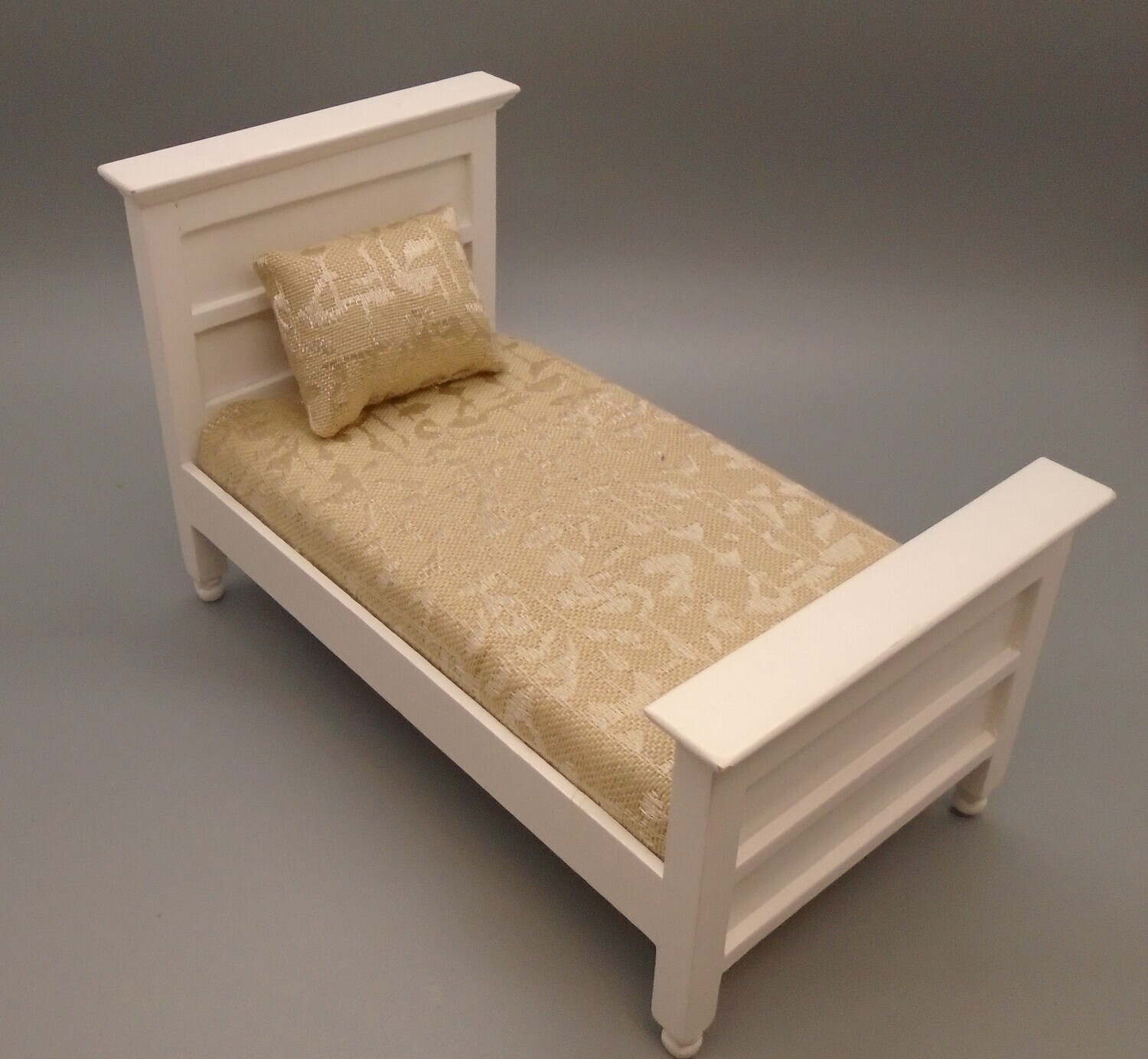 WHITE SINGLE BED