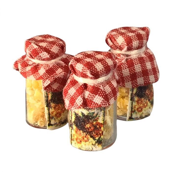 3 JARS OF HONEY