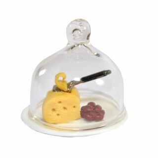 CHEESEBOARD WITH GLASS DOME