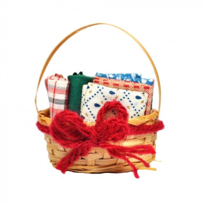 BASKET OF FABRIC