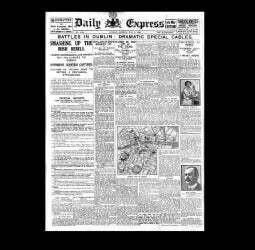 Daily Express - Dublin Easter Rising - 1st May 1916