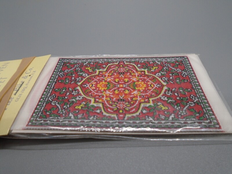 SMALL RED TURKISH RUG