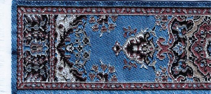 BLUE TURKISH STAIR RUNNER