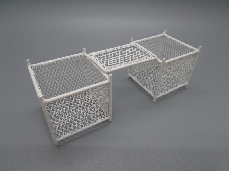 WHITE GARDEN SEAT AND PLANTER