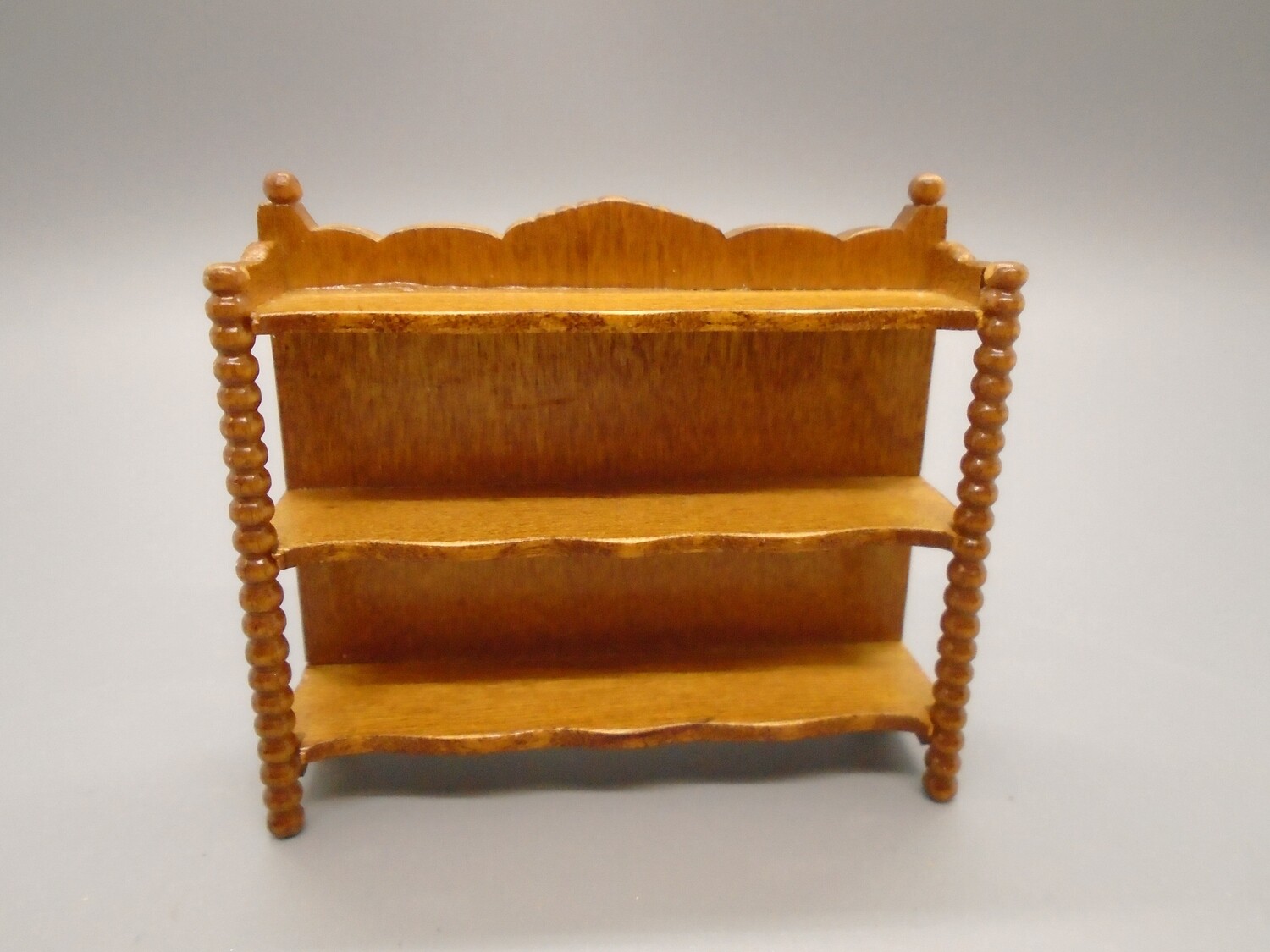 LOW SLIM WALNUT COLOUR SHELF UNIT