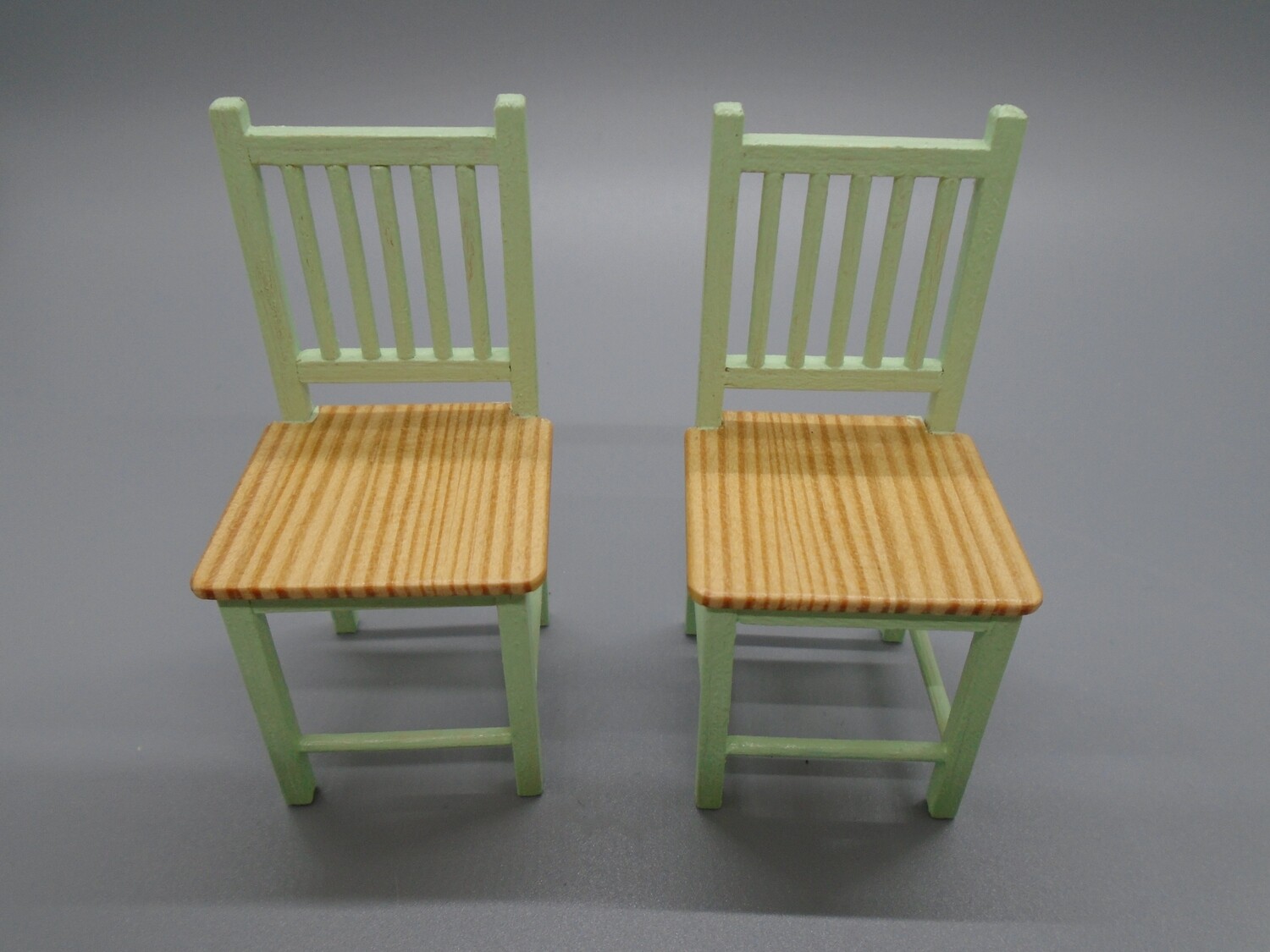 SET OF 3 MINT GREEN CHAIRS