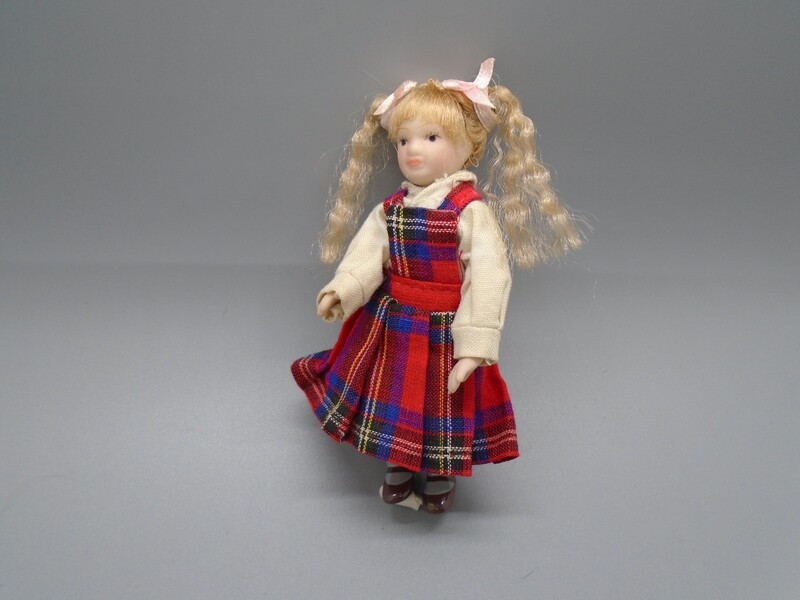PRELOVED KIRSTY DOLL IN TARTAN