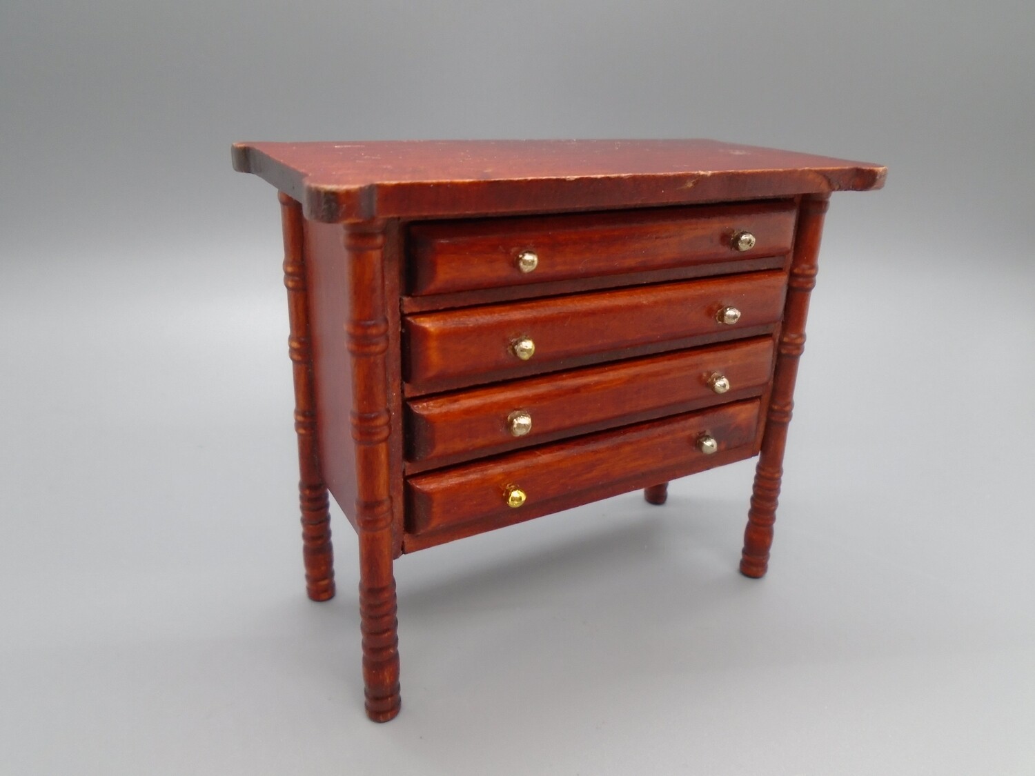 MAHOGANY CHEST ON LEGS