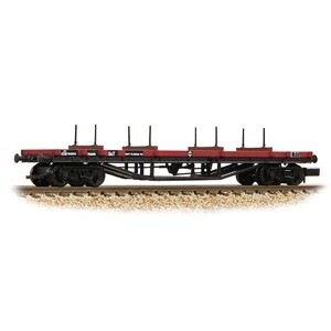 Graham Farish 373-925C 30T 'Prawn' Bogie Bolster BR Gulf Red